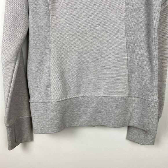 90 Degree by Reflex Gray Zip Up Jacket Athleisure Full Zip Hoodie Size Large - Picture 10 of 11